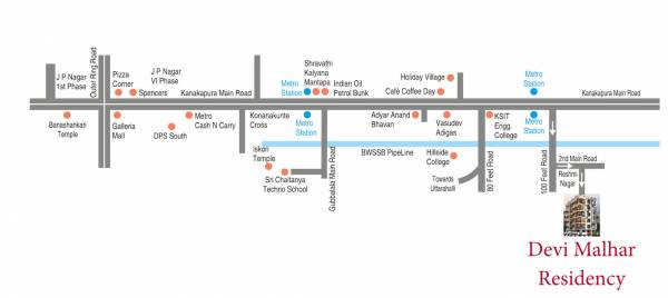  malhar-residency Location Plan