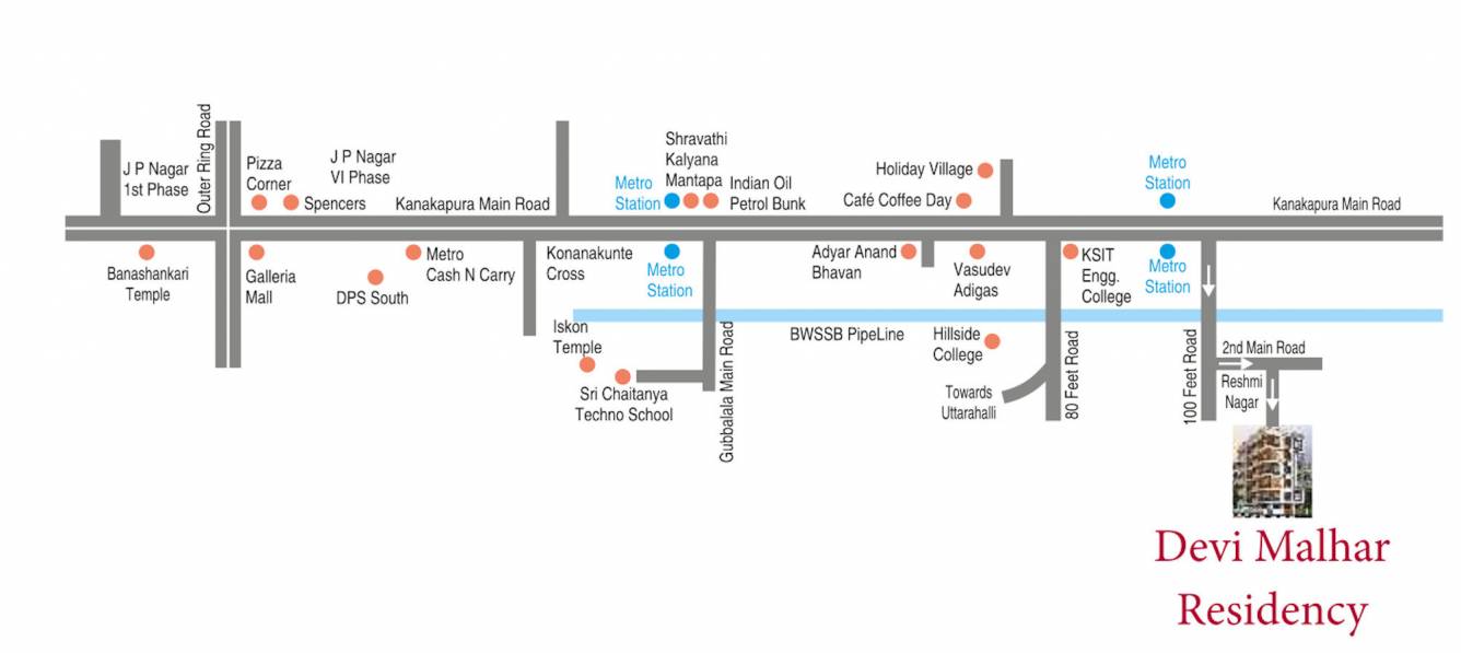  malhar residency Location Plan