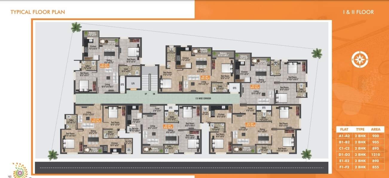  fern breeze GP Fern Breeze Cluster Plan from 1st to 2nd Floor