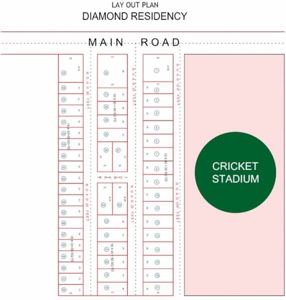  diamond-residency Layout Plan