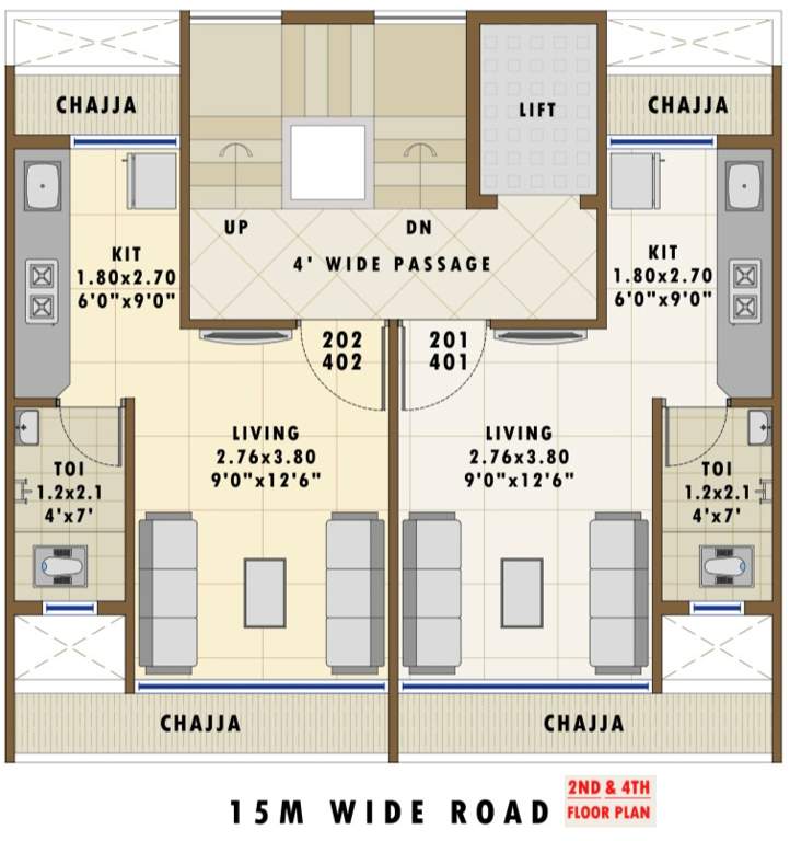  naagraj classic Naagraj Classic Cluster Plan for 2nd Floor
