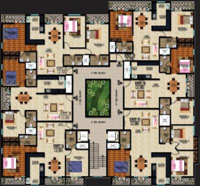  urbanes-ah-residency Urbanes AH Residency Typical Cluster Plan