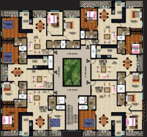  urbanes-ah-residency Urbanes AH Residency Typical Cluster Plan