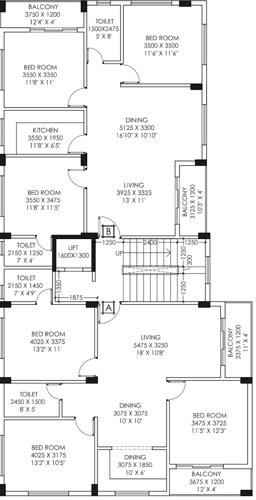  anand-dham-chs Anand Dham CHS Cluster Plan From 1st To 4th Floor