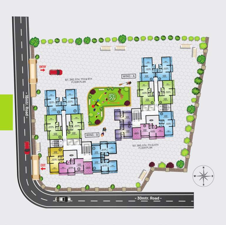  tower Layout Plan