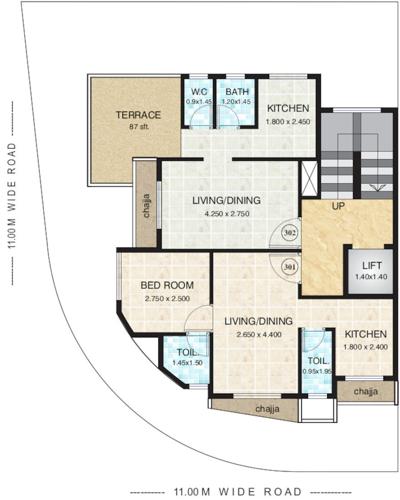  ruby-corner Ruby Corner Cluster Plan for 3rd Floor
