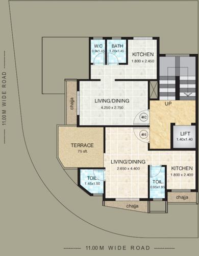  ruby-corner Ruby Corner Cluster Plan for 4th Floor