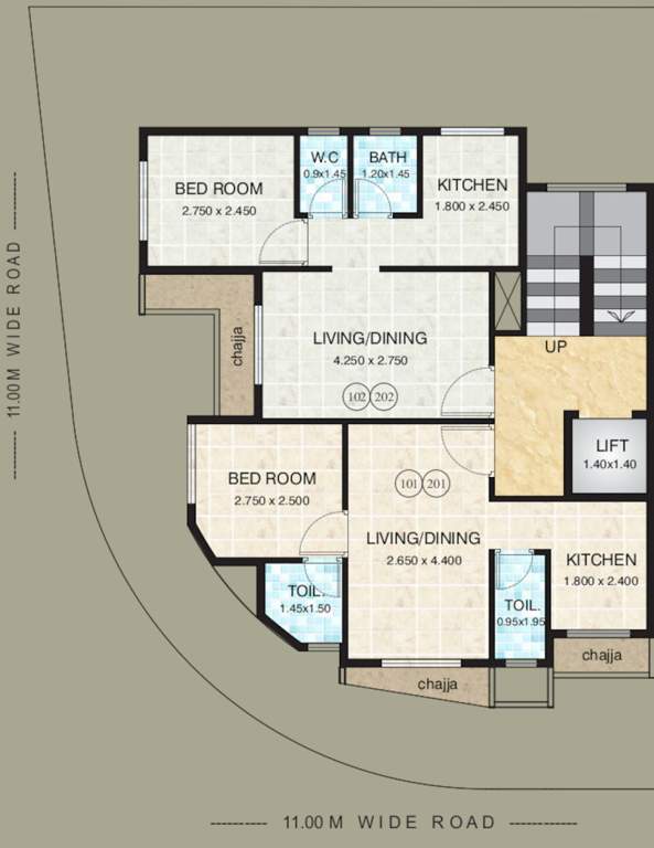  ruby corner Ruby Corner Cluster Plan from 1st to 2nd Floor