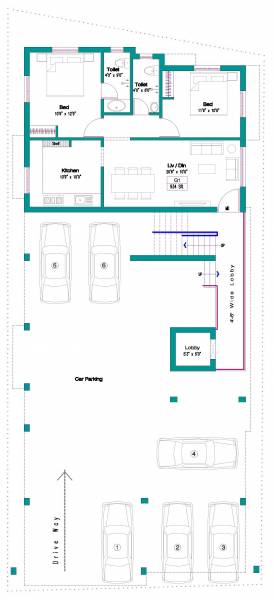  avenue Avenue Cluster Plan For Ground Floor