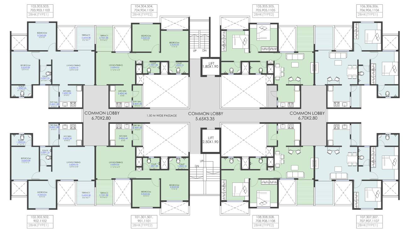  41 elite pune Cluster Plan