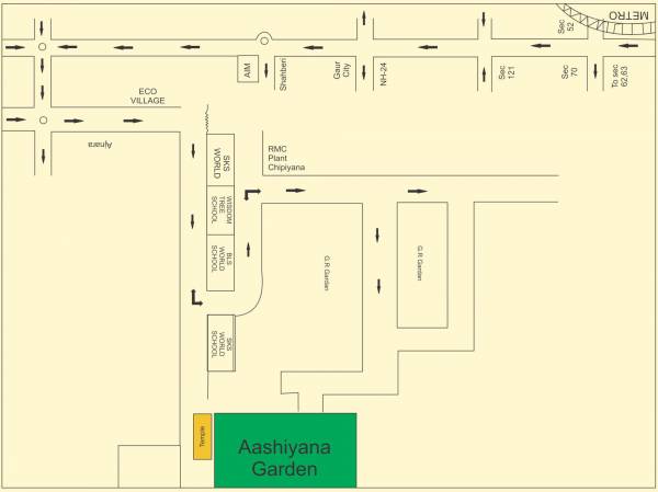  aashiyana-garden Location Plan