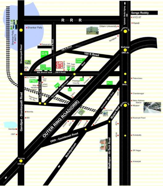  cristal-county Location Plan