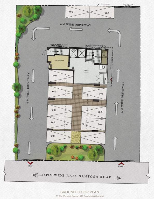  15c raja santosh road 15C Raja Santosh Road Cluster Plan for ground Floor
