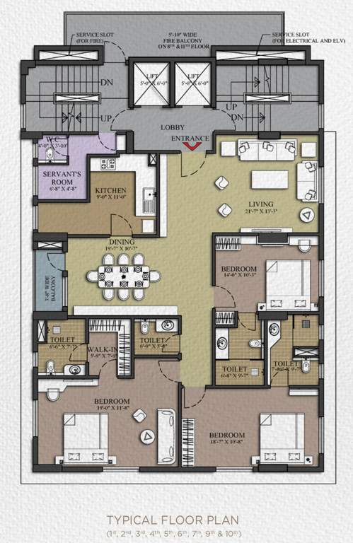  15c raja santosh road 15C Raja Santosh Road Typical Cluster Plan