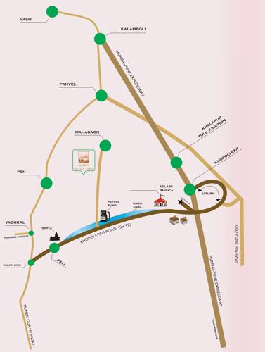 Location Plan serenity-villas-and-farms Location Plan