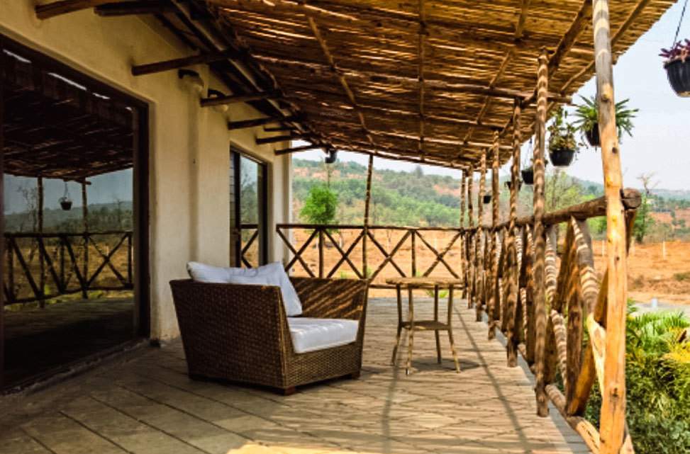 serenity villas and farms Balcony