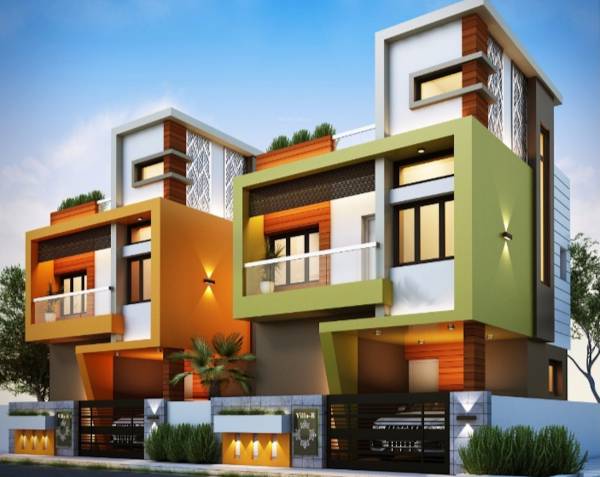 Elevation sahana-villas Elevation