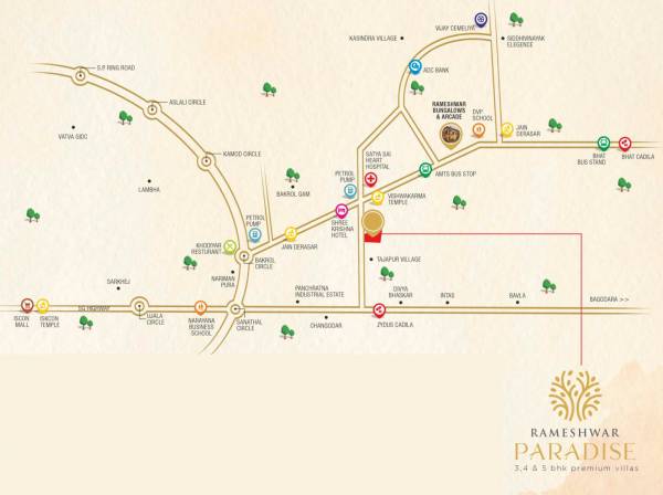  paradise Location Plan