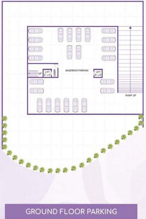yogirajs suyog palace Shree Yogirajs Suyog Palace Cluster Plan for ground Floor