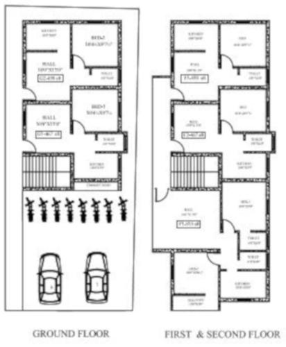  mercia Crest Mercia Cluster Plan from ground to 2nd Floor