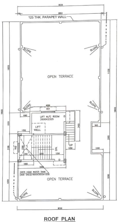  pannalal apartment Pannalal Appartment Roof Cluster Plan