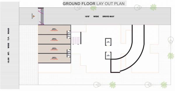  elegance Virat Elegance Cluster Plan for ground Floor