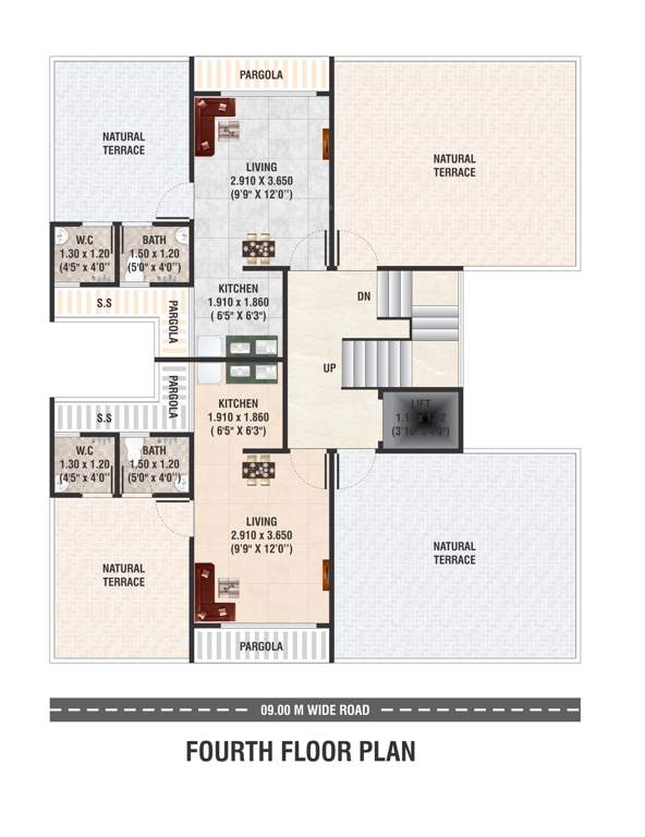  landmark gangai Landmark Gangai Cluster Plan