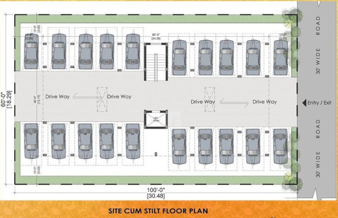  golden elephant Golden Elephant Stilt Cluster Plan