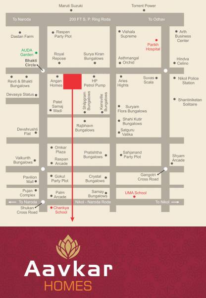  aavkar-homes Location Plan
