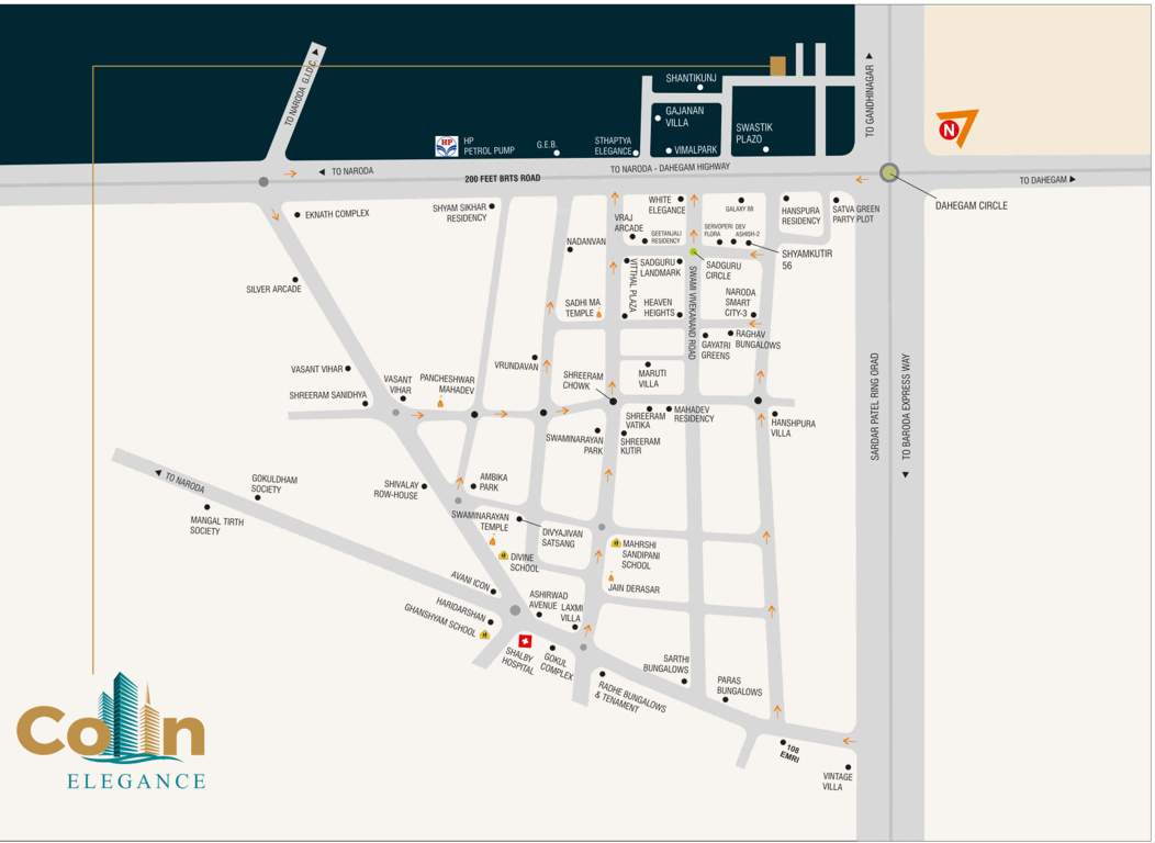  colin elegance Location Plan