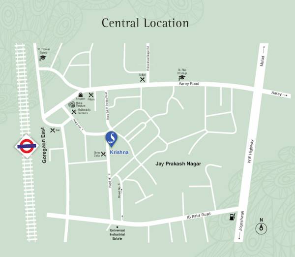  krishna Location Plan