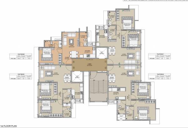  solitaire-aawas Solitaire Aawas C Wing Cluster Plan