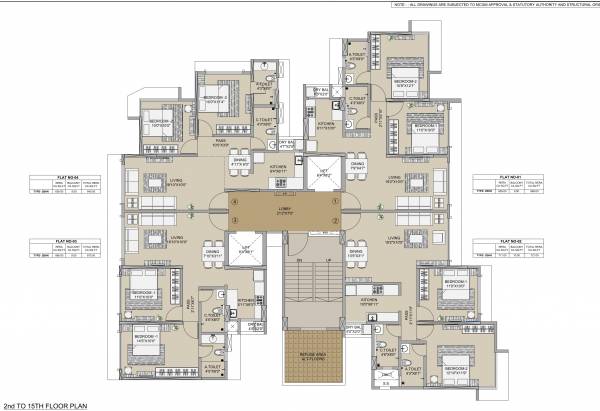  solitaire-aawas Solitaire Aawas C Wing Cluster Plan