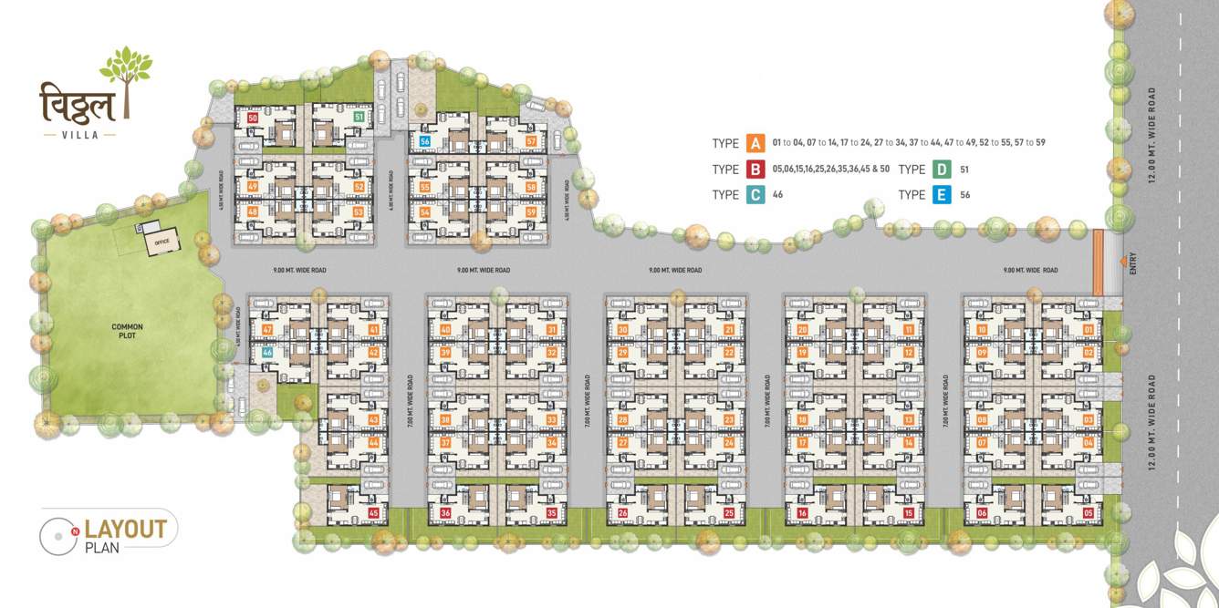  villa Layout Plan