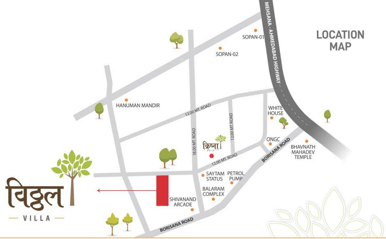  villa Location Plan