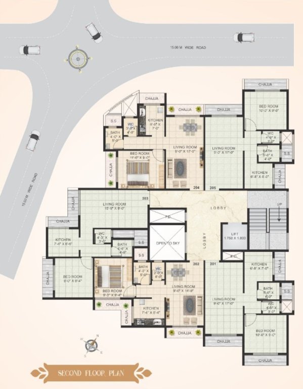  parvati vastu Parvati Vastu Cluster Plan for 2nd Floor