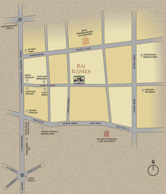  raj iconza Location Plan
