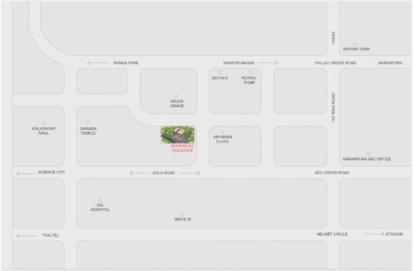  dhananjay-elegance Location Plan