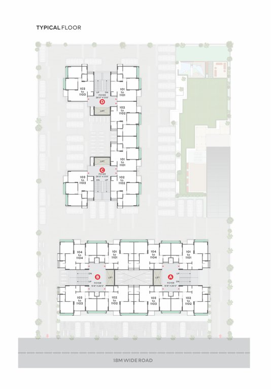  ornate A  TO D Typical Cluster Plan