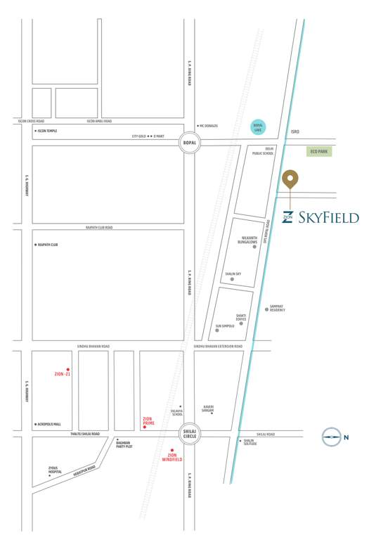 zion skyfield Location Plan