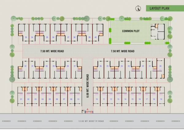  pavitra-bunglows Layout Plan