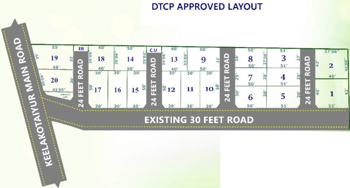  dream villa garden Layout Plan