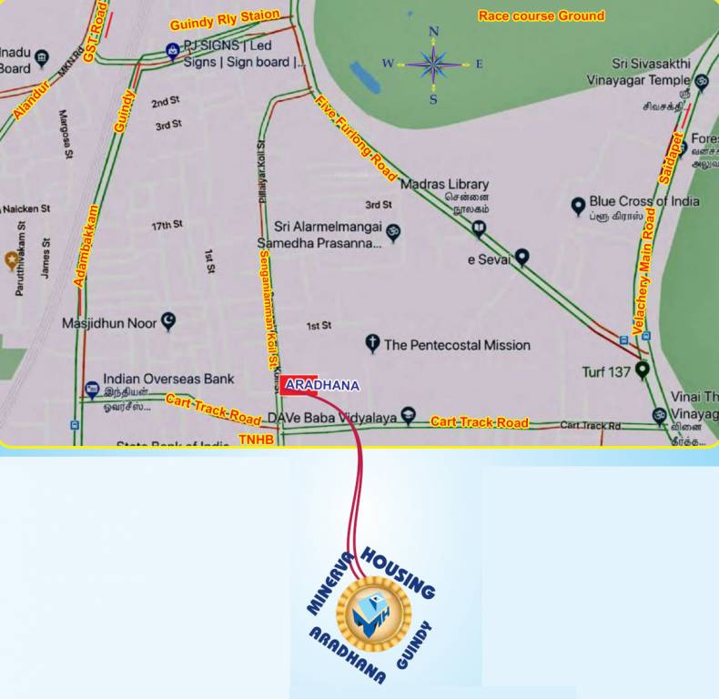  aradhana Location Plan