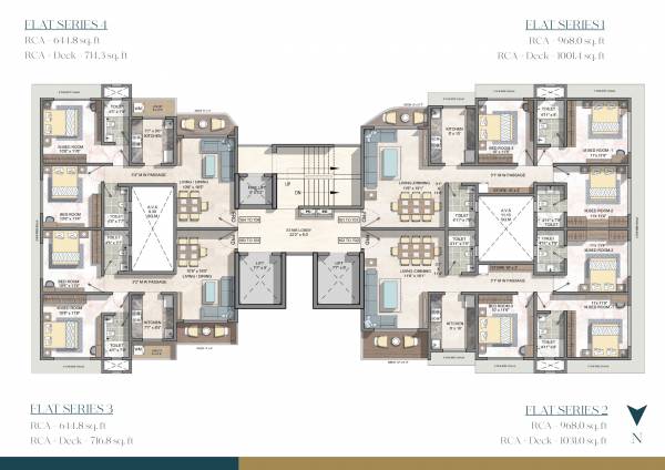  aria-park Wing A Cluster Plan