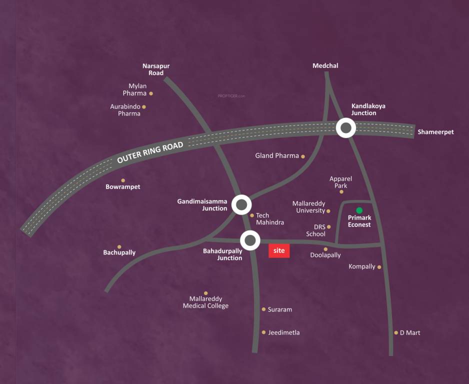  de stature Location Plan