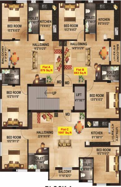  yuktha Block A Cluster Plan