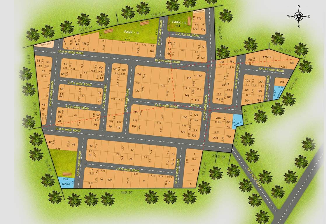  kris farms Layout Plan