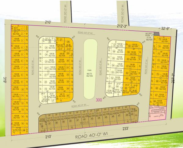  triangle-cross-winds Layout Plan