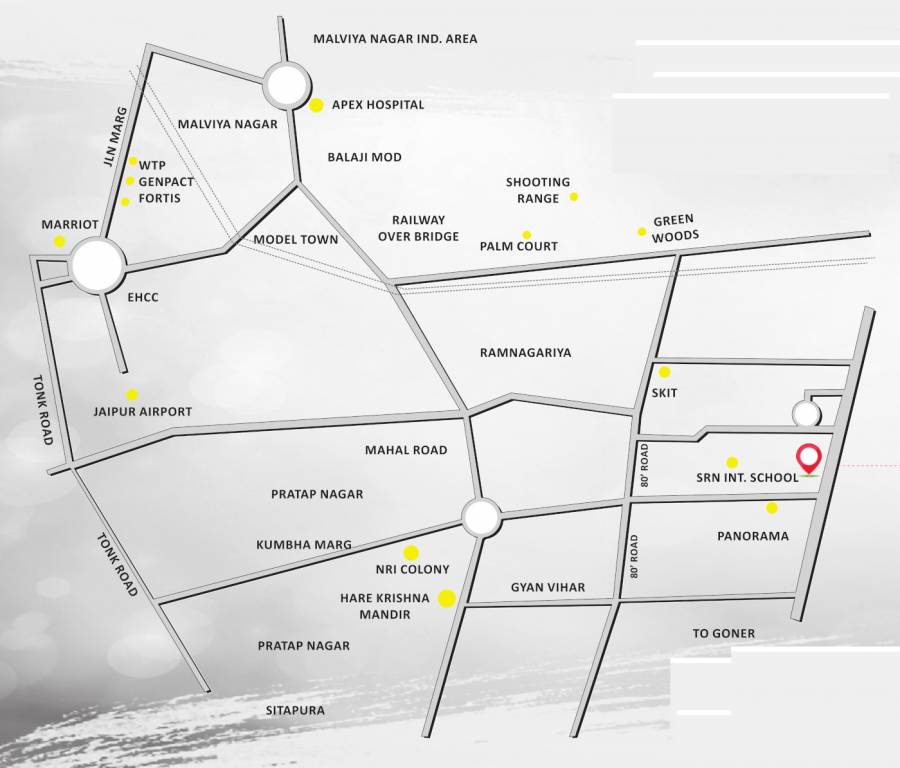  triangle cross winds Location Plan