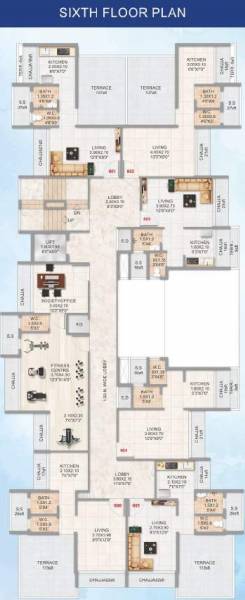  ivy Infinity Ivy Cluster Plan for 6th Floor
